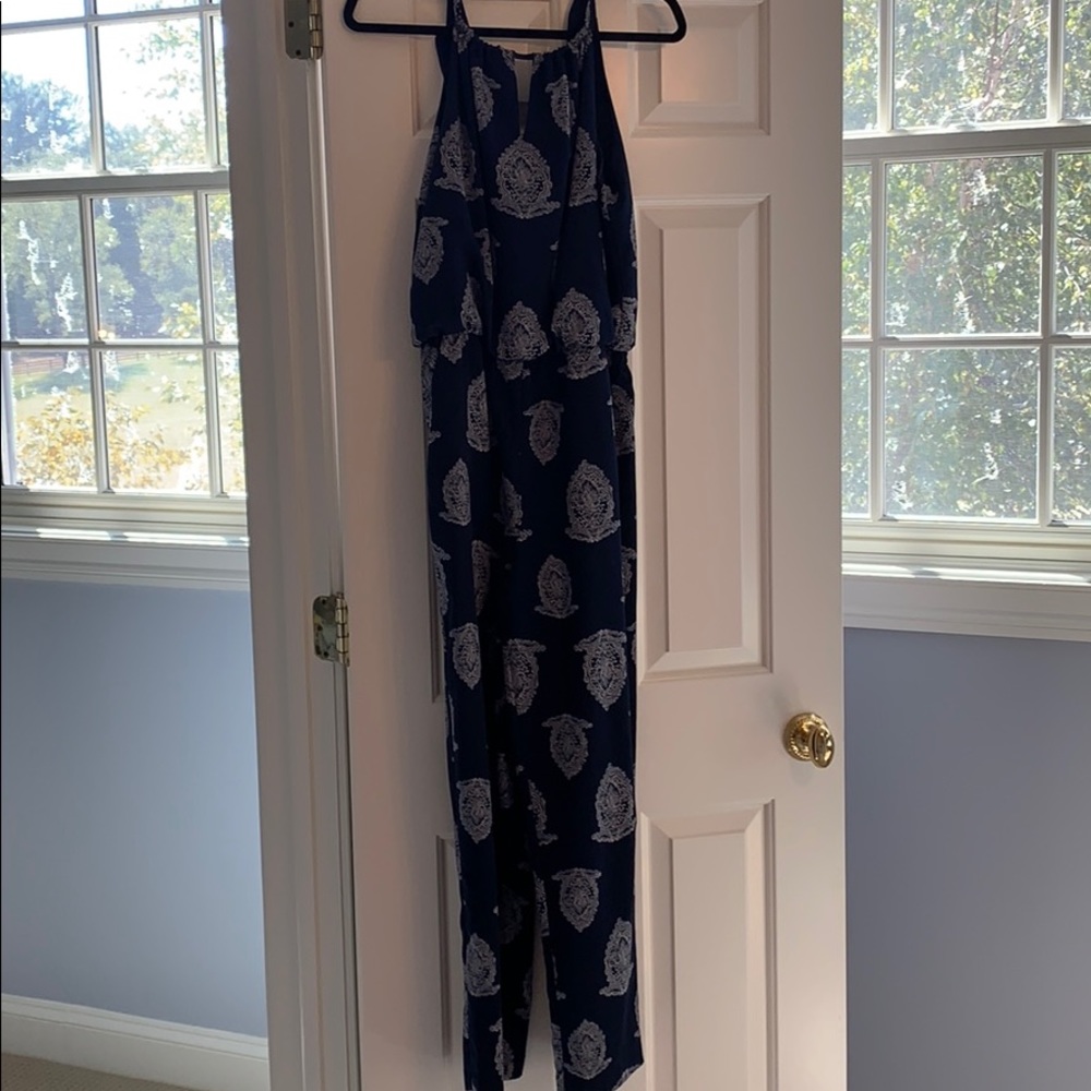 Sam Edelman navy blue jumpsuit